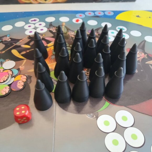 Vintage 1997 Schmid DANCE OF THE WITCHES Board Game By Bjorn Holle Halloween - Picture 10 of 10